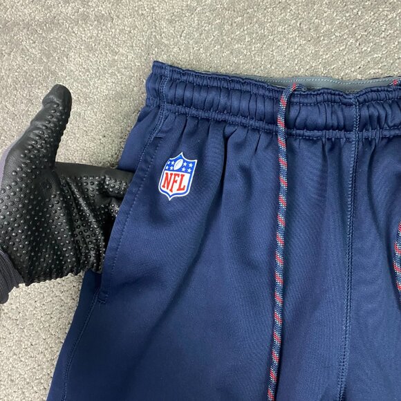 Nike On Field New England Patriots Pants Mens Medium Blue Sweat Track Gym Jogger - Picture 3 of 15